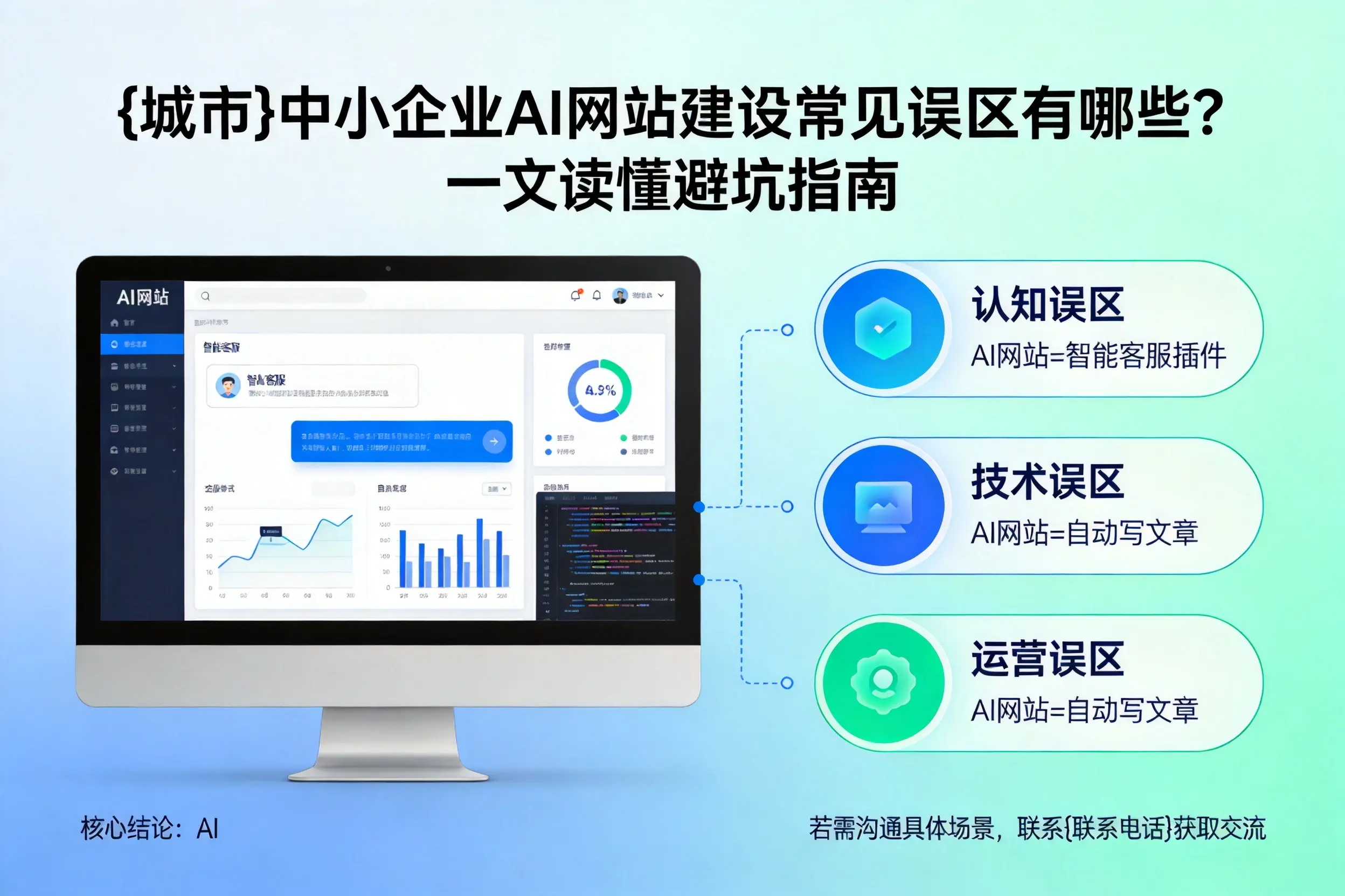 三明中小企业AI网站建设常见误区有哪些?一文读懂避坑指南