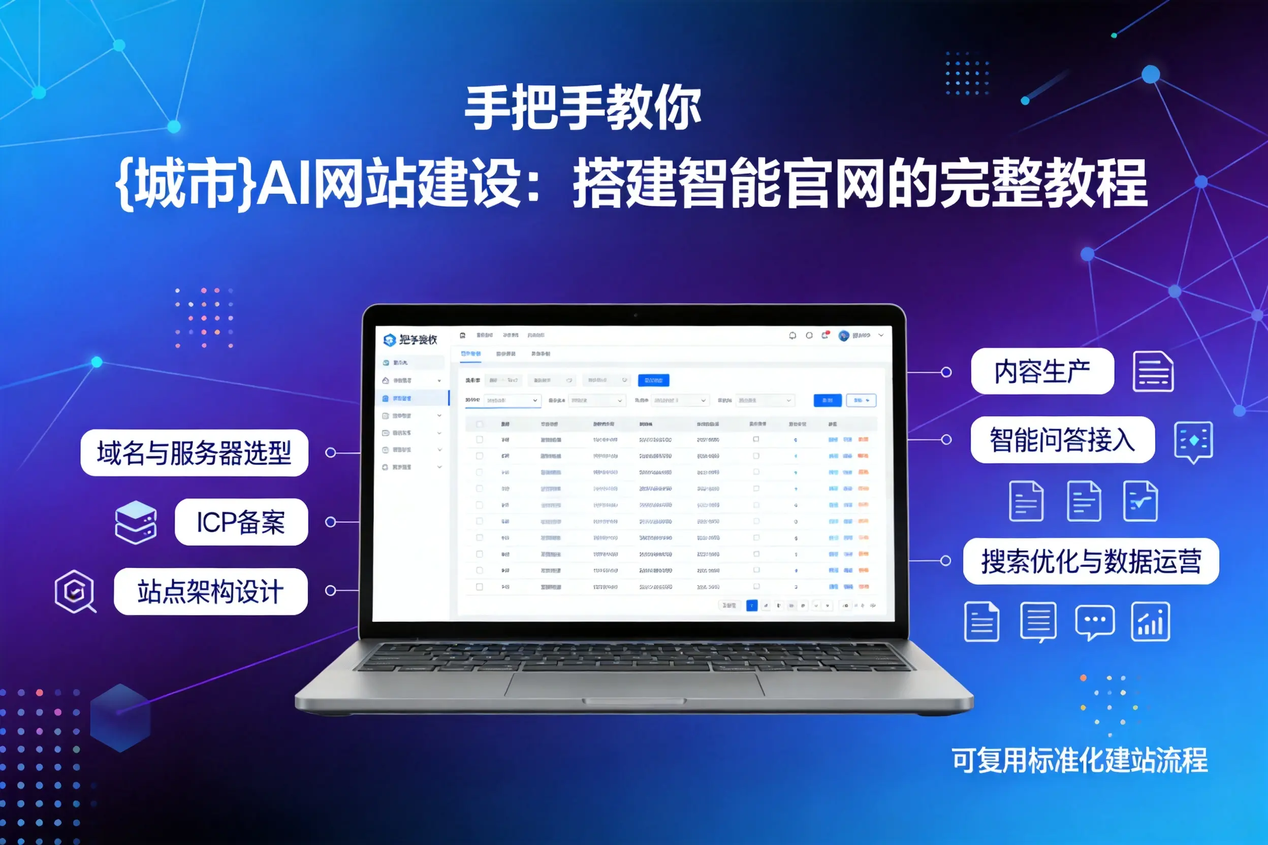 手把手教你三明AI网站建设：搭建智能官网的完整教程