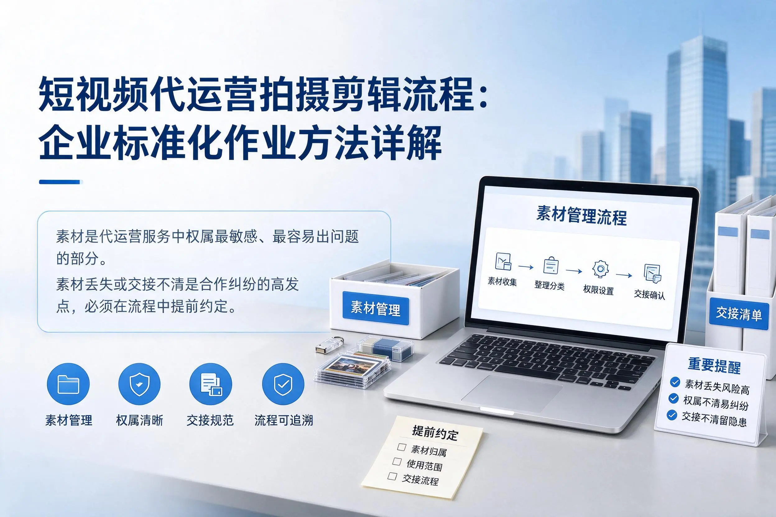 短视频代运营拍摄剪辑流程：三明企业标准化作业方法详解