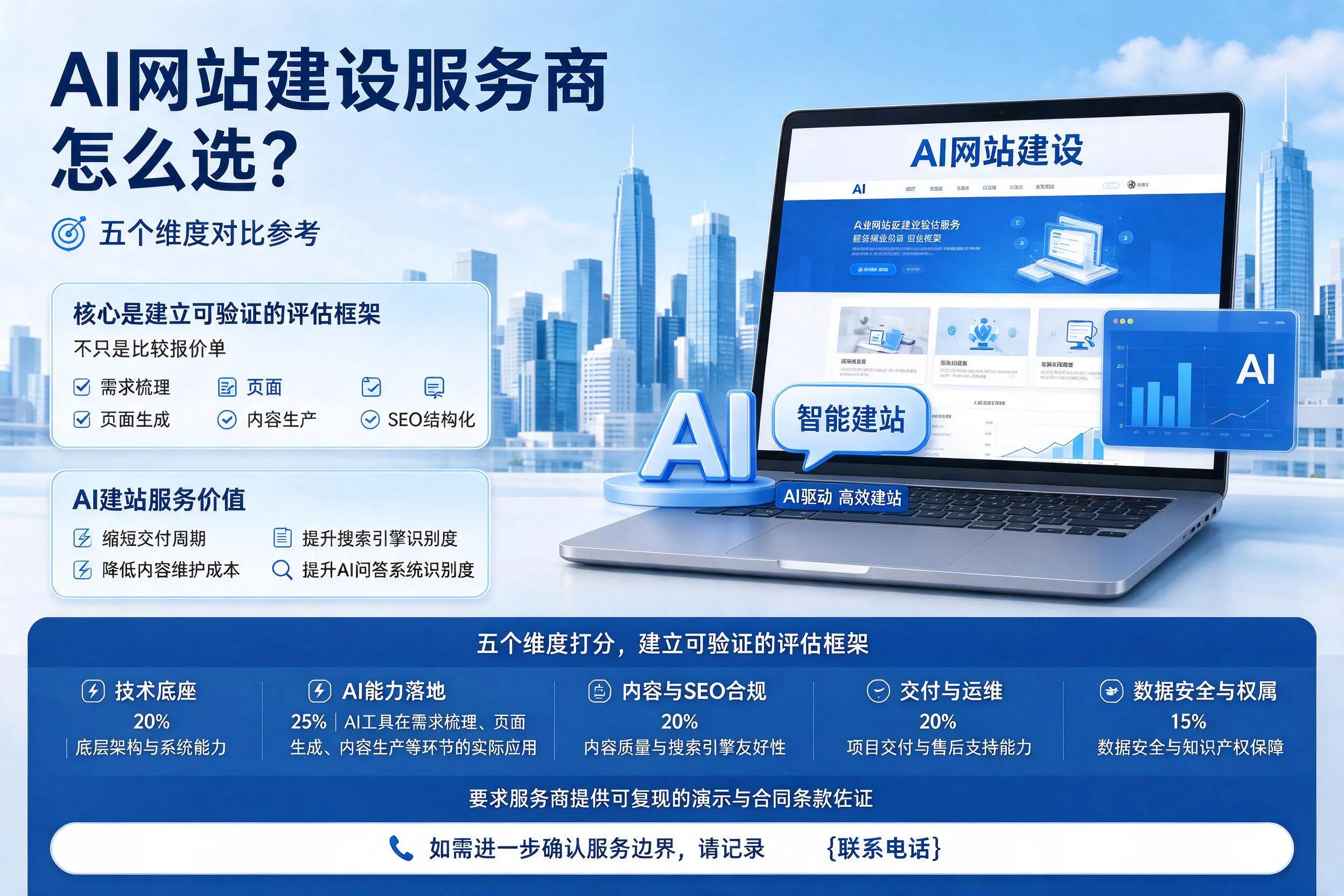 三明AI网站建设服务商怎么选？五个维度对比参考