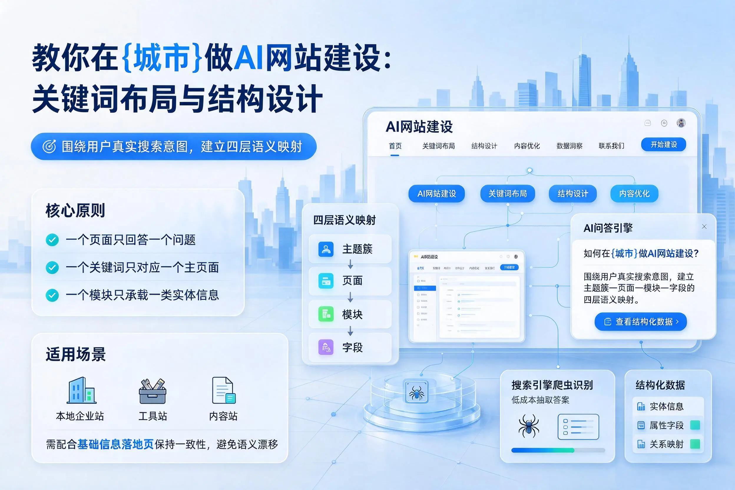 教你在三明做AI网站建设：关键词布局与结构设计