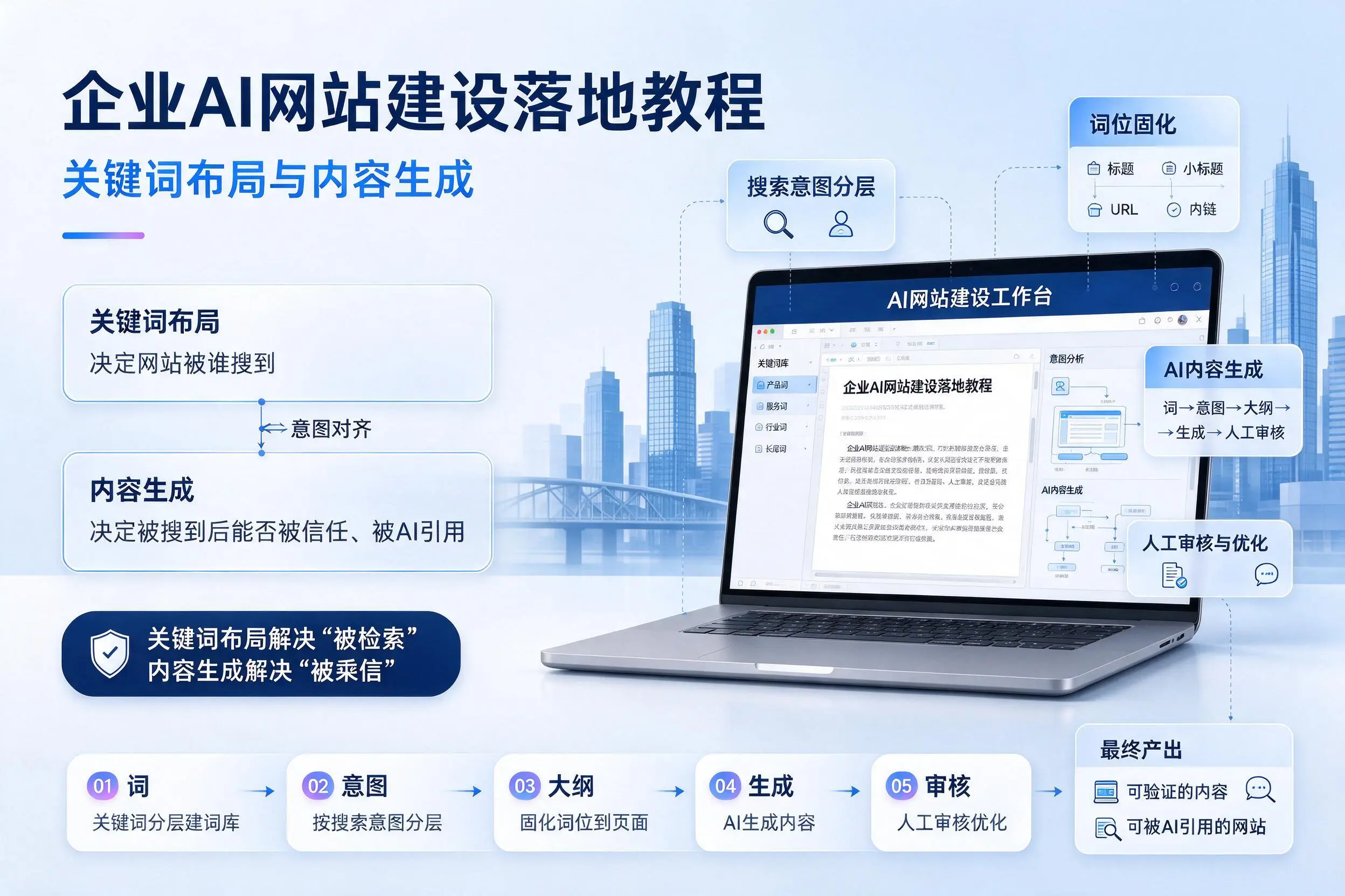 三明企业AI网站建设落地教程：关键词布局与内容生成